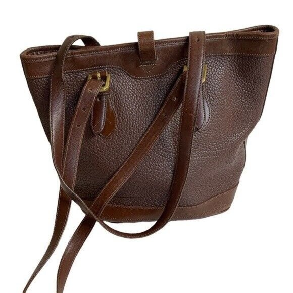 Rare Dooney & Bourke VTG Kelly Brown All Weather Small Bucket Bag. - Picture 3 of 11